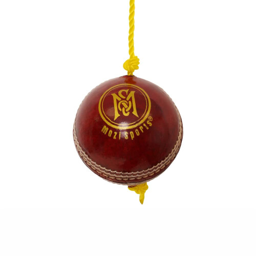 Mozi Sports String Cricket Balls ? Develop Hand-Eye Coordination Leather Hanging Ball for Practice