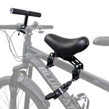 Alaxciax Front Mounted Bicycle Seats for Children, Mountain Bike Child Seat Kid Bike Seat Handlebars Foot Pedals Set for Children 2~5 Years Suitable