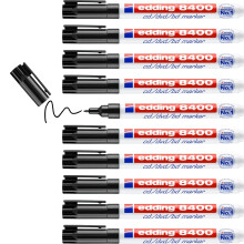 Edding 8400 CD Marker Permanent 0.75mm Line Black Ref 8400-001 [Pack of 10]