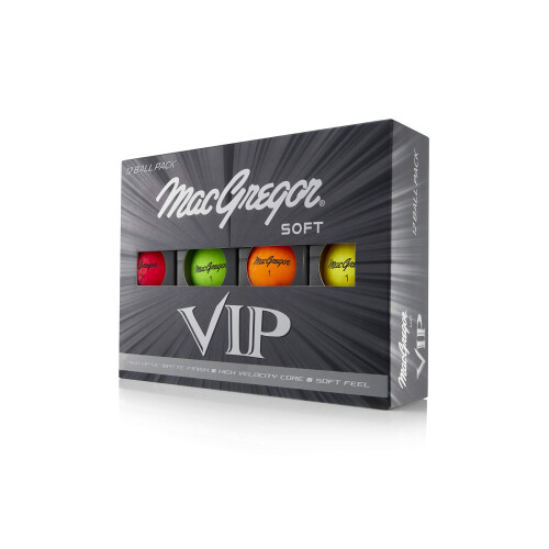 MacGregor VIP Soft Pack Of 12 Golf Balls