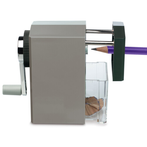 Swordfish ?Ikon? Desktop Manual Pencil Sharpener with Replaceable Helical Blade and Auto Stop Function [40100] 2