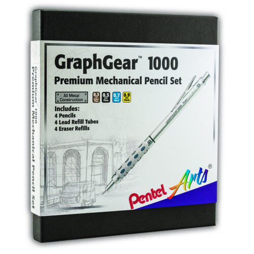 Pentel GraphGear 1000 Premium Mechanical Pencil Set 2