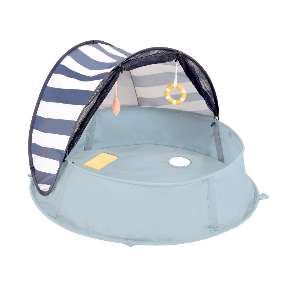 Babymoov Aquani Pop Up Baby Beach Tent & Paddling Pool | Anti-Uv Sun Protection Upf 50+
