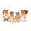 Sylvanian Families Sylvanian Families 4172 Walnut Squirrel Family, Multicolor 5