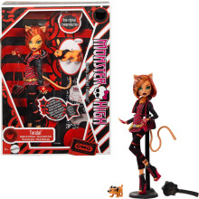 Monster High Boo-riginal Creeproduction Doll, Toralei Collectible Reproduction with Doll Stand, Diary, and Pet Saber-Tooth Tiger Sweet Fangs, HYV91