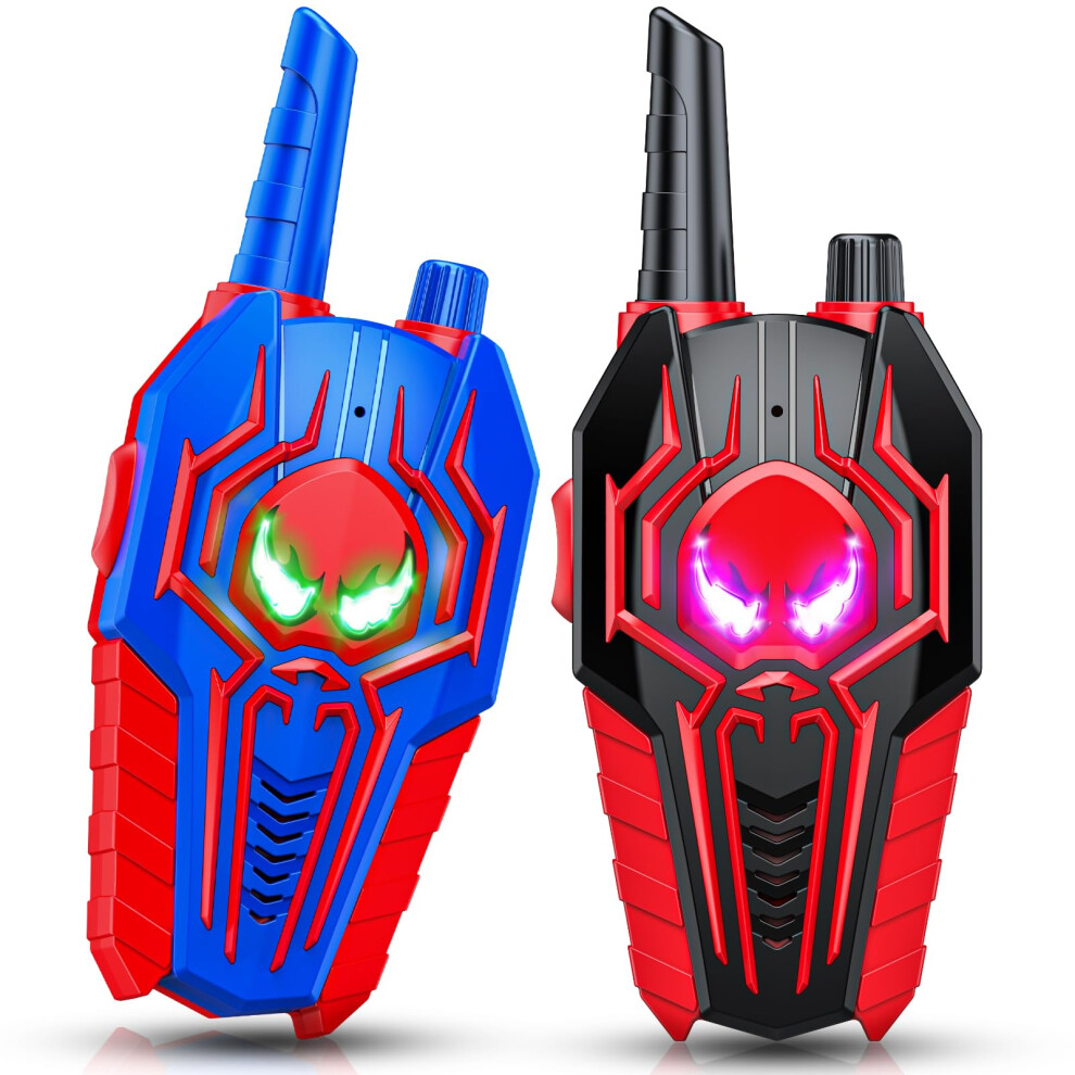 Spider Walkie Talkies For Kids, Toyokid Boy Toys For 4 5 6 Year Old Girls Gift Ages 3-12 Year Old Boy Gift Age 5 6 7 8 Walkie Talkie Outdoor Toys Age 5051220474947