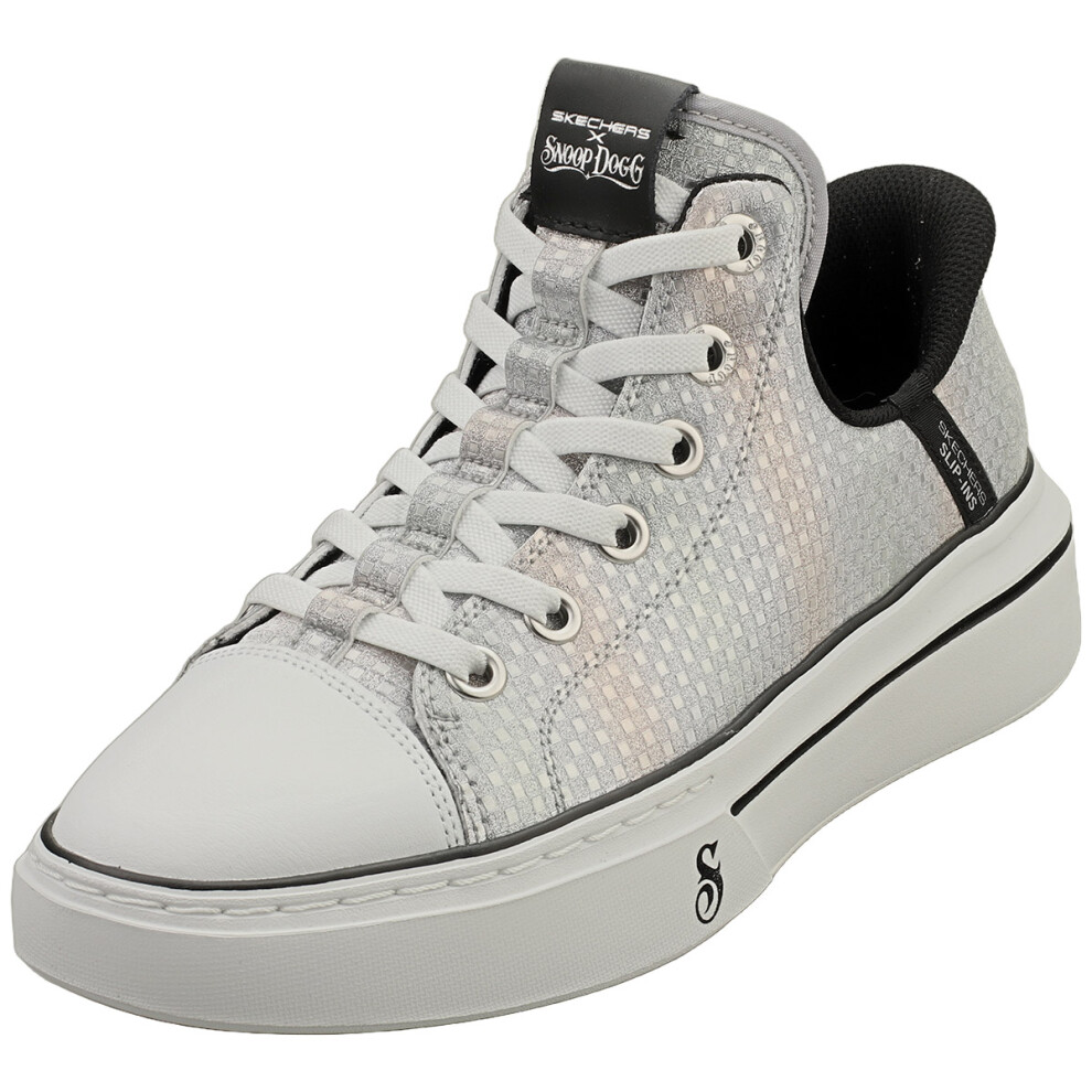Skechers (5) Snoop Dogg Snoop One Womens Fashion Trainers In Silver