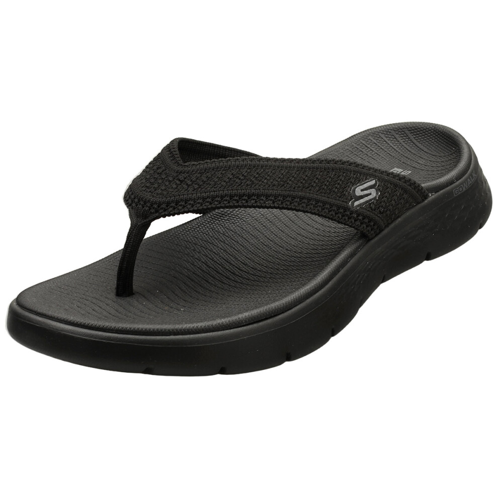 (8) Skechers Go Walk Flex Womens Walking Sandals in Black