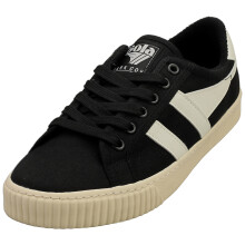 (4) Gola Tennis Mark Cox Womens Casual Trainers in Black Off White