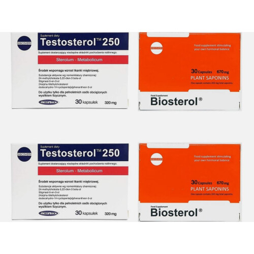 Megabol 2x Testosterol 250 + 2x Biosterol Combo !