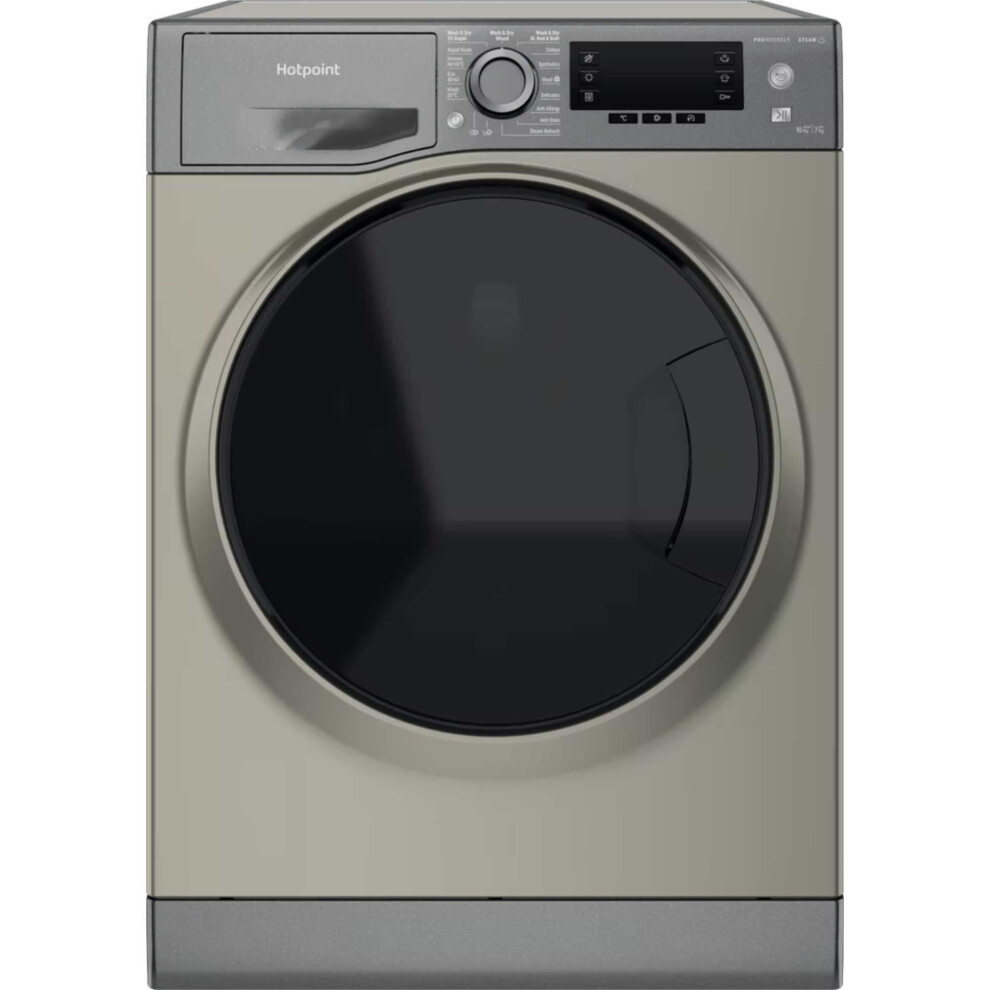 Hotpoint NDD 10748 GDA UK 10kg Wash 7kg Dry 1400rpm Washer Dryer - Graphite