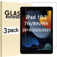 (3 stuks) Gehard glas Apple iPad 10.2 2019 2020 2021 7e 8e 9e generatie Krasbestendig Volledig