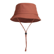 (56cm ruosteenpunainen)Naisten Big Size Bucket Hatut Miesten Puhdasta Puuvillaa Aurinkohattu Miesten Panama-hattu
