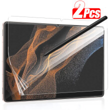 (S8 Plus x800 x806) 2 stuks Paper Feel-schermbeschermer voor Samsung Galaxy Tab S7 FE Plus S8 + 11.0 12.4'' X800