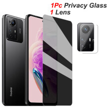(Redmi Note 10S 4G1 Privacy Glass 1 Lens) Redmi Note 12s Vetro anti-spia Xiaomi Redmi Note 12 Pro Plus