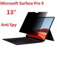 (Anti Spy) 13" Anti Spy voor Microsoft Surface Pro 9 schermbeschermer Privacy gehard glas Schermbeschermers