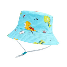 (52cm(2-4v)dinosauruksensininen)Kevätkesä Miesten Bucket Hatut Sarjakuva Miesten Hattu Ranta Aurinkohattu Taapero