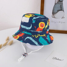 (54cm(4-7v)laivaston leijona)Kevät kesä Miesten Bucket Hatut Sarjakuva Miesten Hattu Ranta Aurinkohattu Taapero