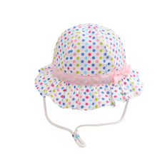 (54cm(4-7 vuotta vanha)värinen piste)Kevät kesä Miesten Bucket Hatut Sarjakuva Miesten Hattu Ranta Aurinkohattu