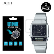 (AQ-800EG) 3 pcs Explosion-proof screen protector Casio AQ-800E AQ-800EG HD clear PET watch screen LCD
