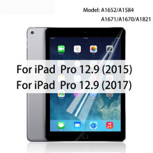 (iPad Pro 12.9 15-17) 3Packs Tablet Screen Protectors Soft Film for iPad 9.7 10.2 10.5 10.9 11 12.9