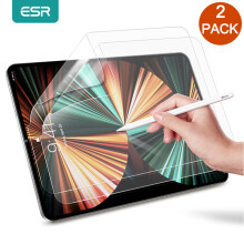 (12.9 inch-1 PC) ESR Paper Feel Screen Protector for iPad Pro 11 12.9 2021/2020/2018 Matte Painting