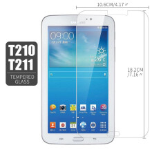 Tempered Glass For Samsung Galaxy Tab 3 7.0 SM-T210 SM-T211 Screen Protector 7.0 Inch Tablet Protective