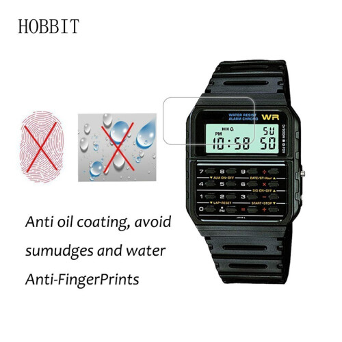 (DBC-32D-1ADF) 3PACK Nano Explosion Proof Screen Protector Casio CA53W-1 DBC611G-1D EAW-DBC-32-1AV DBC-32D-1ADF 2