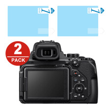 (Coolpix P1000) 2x LCD-schermbeschermer Nikon J5 J4 V3 A1000 A900 B500 B600 B700 P1000 P950 P900 P900S