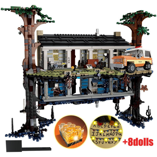 (PDF-ohje) Stranger Things Upside 75810 Building Kit | Upside Stranger Things -setti - Blocks -