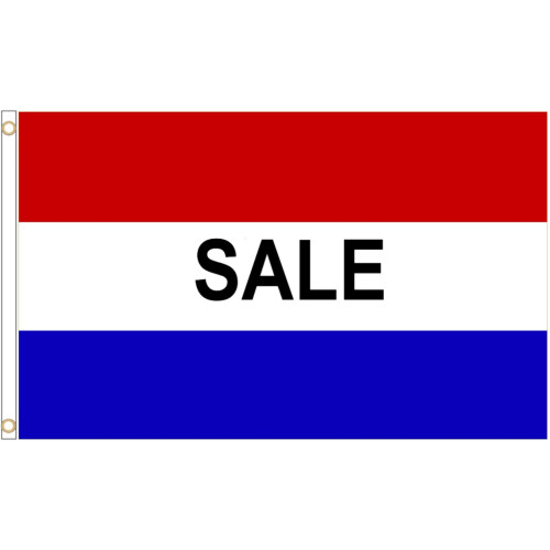(Sale) POS Advertising Business Polyester Flag