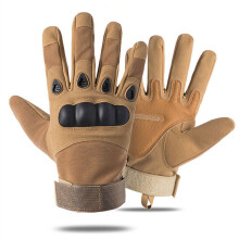 (LKhaki) Volledige vinger handschoenen voor heren Outdoor militaire tactische handschoenen Sport schieten Jacht