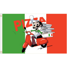 (Pizza Delivery) POS Advertising Business Polyester Flag