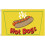 (Hot Dogs) POS Advertising Business Polyester Flag 1