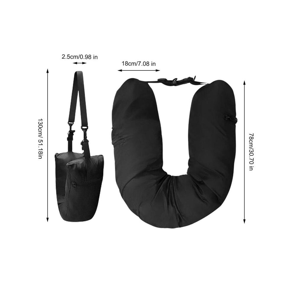 (A) 1 Pz Cuscini Da Viaggio Gonfiabili Per Il Collo Per Viaggi Tubi Morbidi Cuscini Da Viaggio Per Il Collo Vestiti