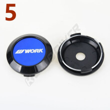 -54 stuks OD 64mm / ID 60mm Sport Velg Center Wieldop Work Emotion Meister Vs Emblem Sticker Wiel