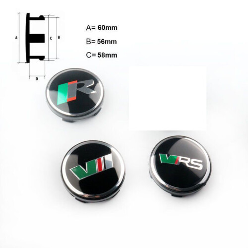 4 pezzi in bianco senza Logo 69MM coprimozzo centrale ruota auto per Audi A3 A4 A5 A6 A7 A8 Q5 R8 S4 S5 S6 TT coprimozzo centrale  34