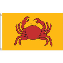 (Crab Seafood) POS Advertising Business Polyester Flag