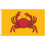 (Crab Seafood) POS Advertising Business Polyester Flag 1