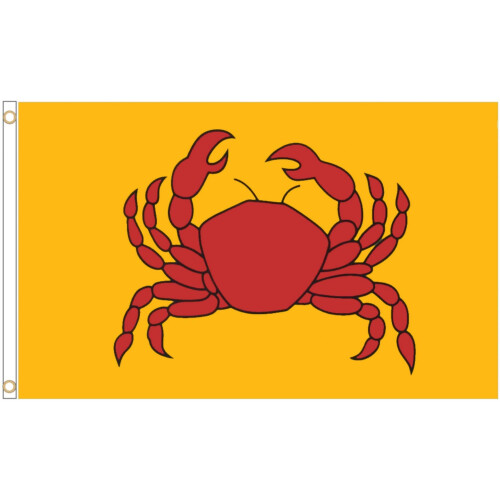 (Crab Seafood) POS Advertising Business Polyester Flag