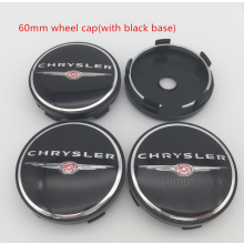 (60mm wieldop 2) 4 stuks Chrysler 300c auto wielnaafdop hars embleem sticker sticker