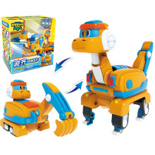 (Met doos Pokey)est ABS Min Deformatie Gogo Dino Actiefiguren REX Transformatie Afstandsbediening Vliegtuig