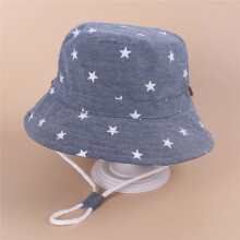 (54 cm (adatto per bambini dai 3 agli 8 anni) stella grigia) Cappelli da pescatore da uomo con cartoni animati,