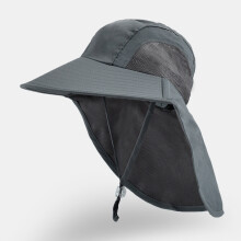 -2 cappelli da sole da uomo, a tesa larga con protezione UPF50+, cappelli da spiaggia con patta, da 1 a 7 anni