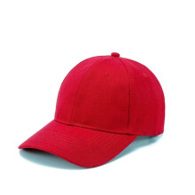 (Rosso) Cappellino da baseball per bambini, tinta unita, primavera estate, casual, snapback, per ragazzi, ragazze