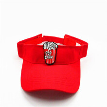 (2-8 anni) 2024 Cappellino da baseball in cotone ricamato con lettere Popcorn, regolabile, con snapback, stile