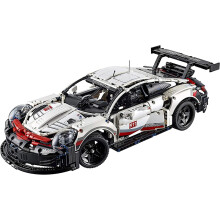 (1580 stuks) 1580 stuks 50cm Technische Klassieke Porsche 911 Rsr Sportwagen Bouwstenen 42096 Beroemde Race