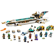 (Keine Original Box90022) Neue 1218 stücke Hydro Bounty Schiff Bausteine Kompatibel Ninjagoes Übergroßen