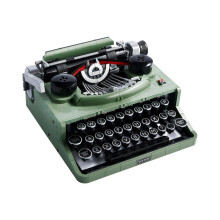 (zonder doos) 2079 stuks Retro Typemachine Bouwstenen Baksteen Markeermachine Toetsenbord Kindertypemachine