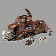 (wit) 1338 stuks Star Plan MTT Containerized Battle Droids Union of Troop Carrier Trade MTT-gebouw